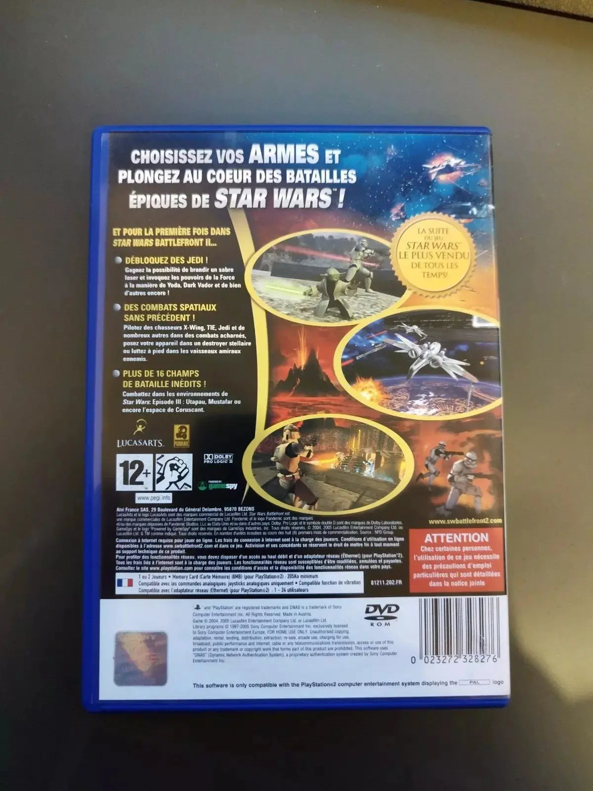 Star Wars Battlefront 2 Playstation 2 (PS2) PAL FR
