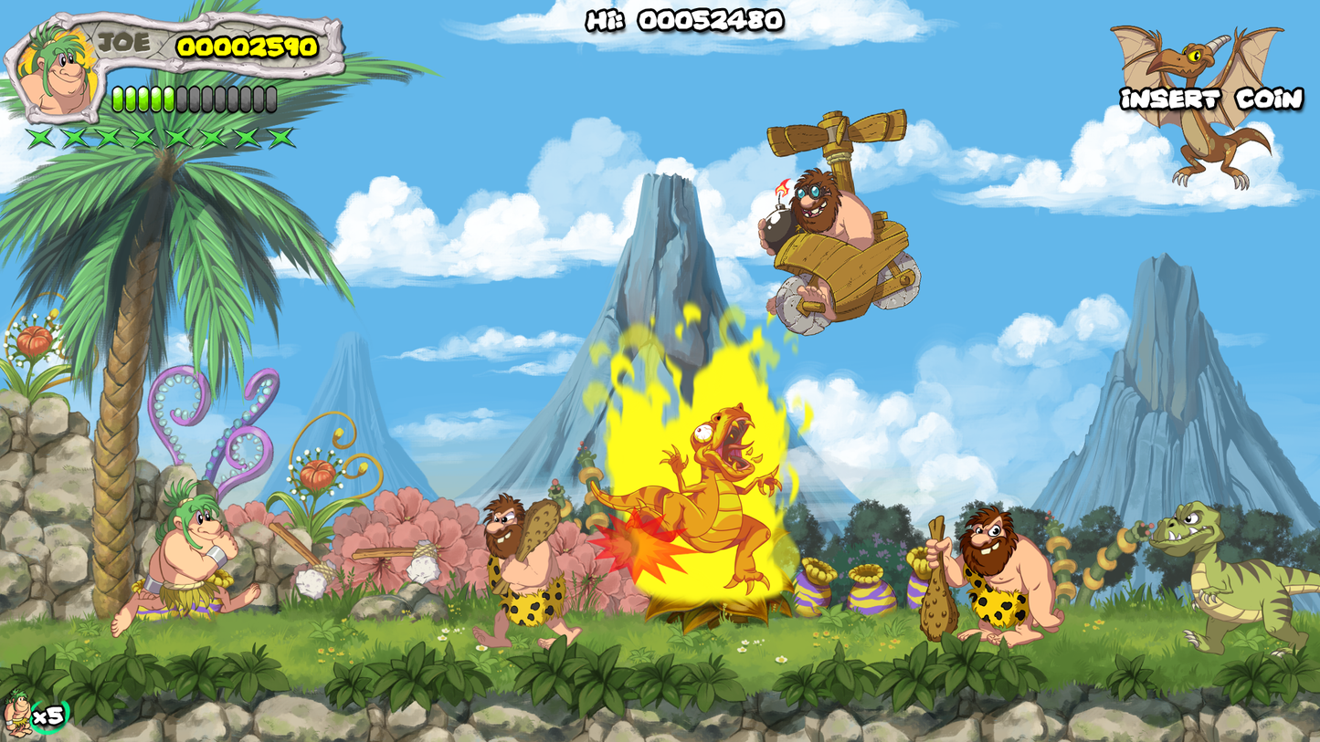 New Joe & Mac Caveman Ninja Playstation 5