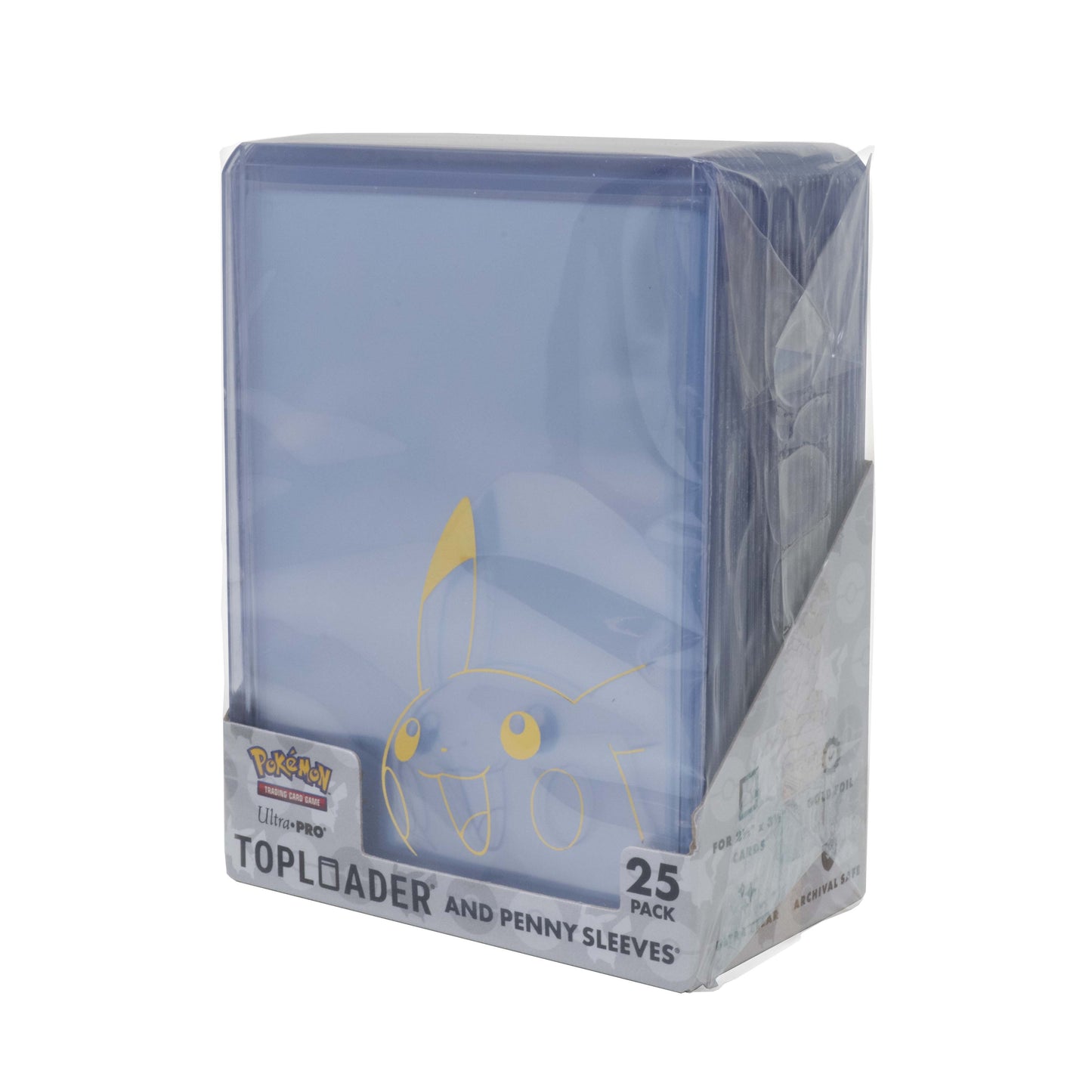 Ultra Pro Pokémon JCC : Pack Combiné Toploader et Sleeves Pikachu - Paquet de 25