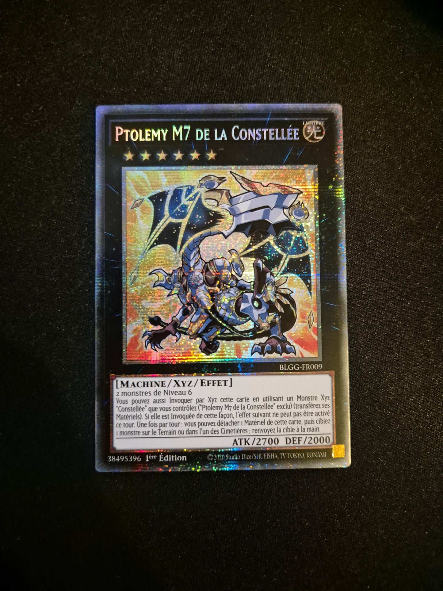 Carte Yu-Gi-Oh! Ptolemy M7 de la Constellée Starlight Rare BLGG-FR009