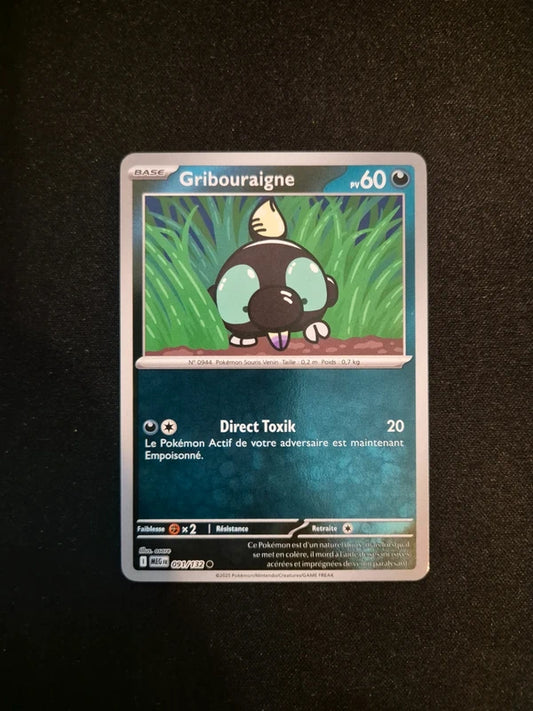 Carte Pokémon Gribouraigne Holo Reverse 091/132 ME01 Méga-Évolution
