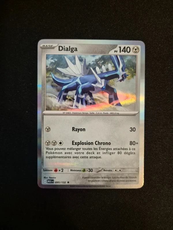 Carte Pokémon Dialga Holo 095/132 ME01 Méga-Évolution
