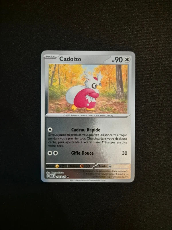 Carte Pokémon Cadoizo Holo Reverse 105/132 ME01 Méga-Évolution