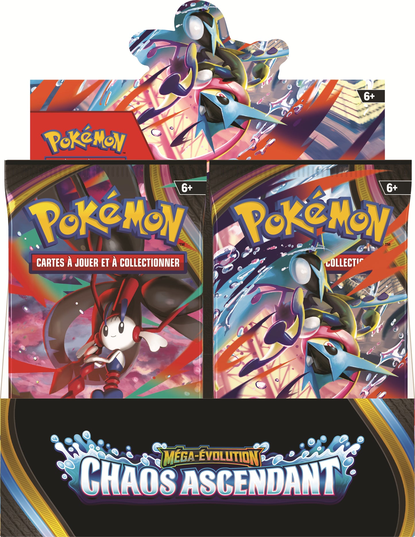 Pokémon JCC : Display x36 Booster ME04 Méga-Évolution Chaos Ascendant - FR