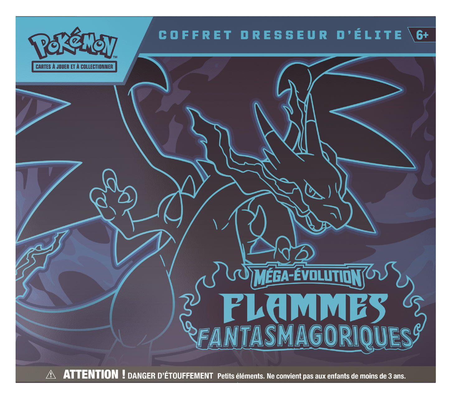Pokémon JCC : ETB Coffret Dresseur d'Élite ME02 Méga-Évolution Flammes Fantasmagoriques FR