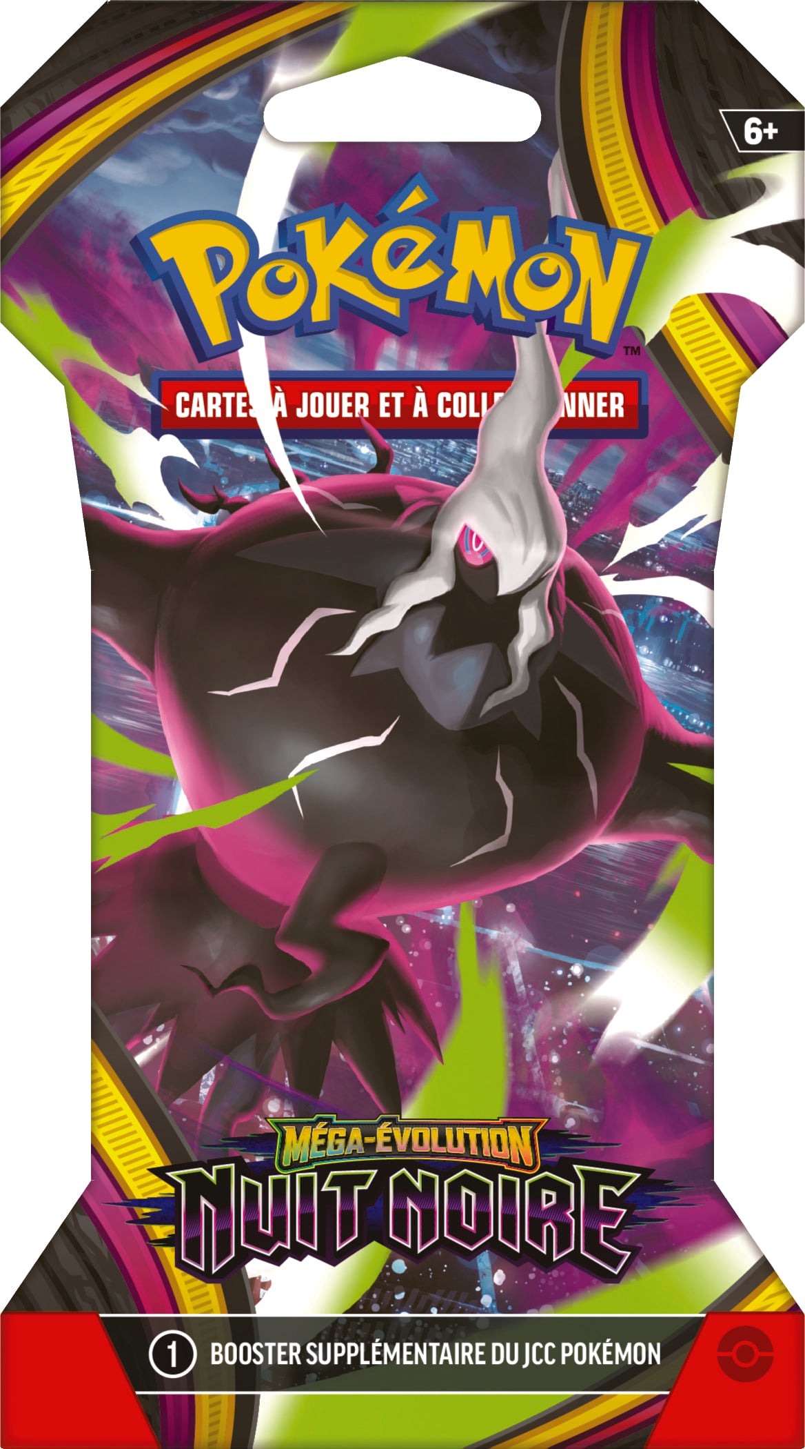 Pokémon JCC Pack de Booster cartonné ME05 Nuit Noire (1 Booster aléatoire) - FR