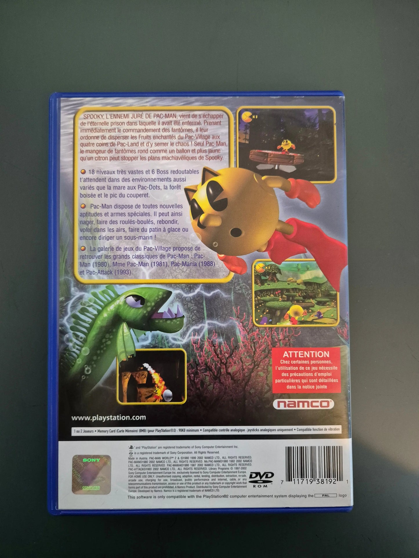 Pac-Man World 2 Playstation PAL FR - Occasion