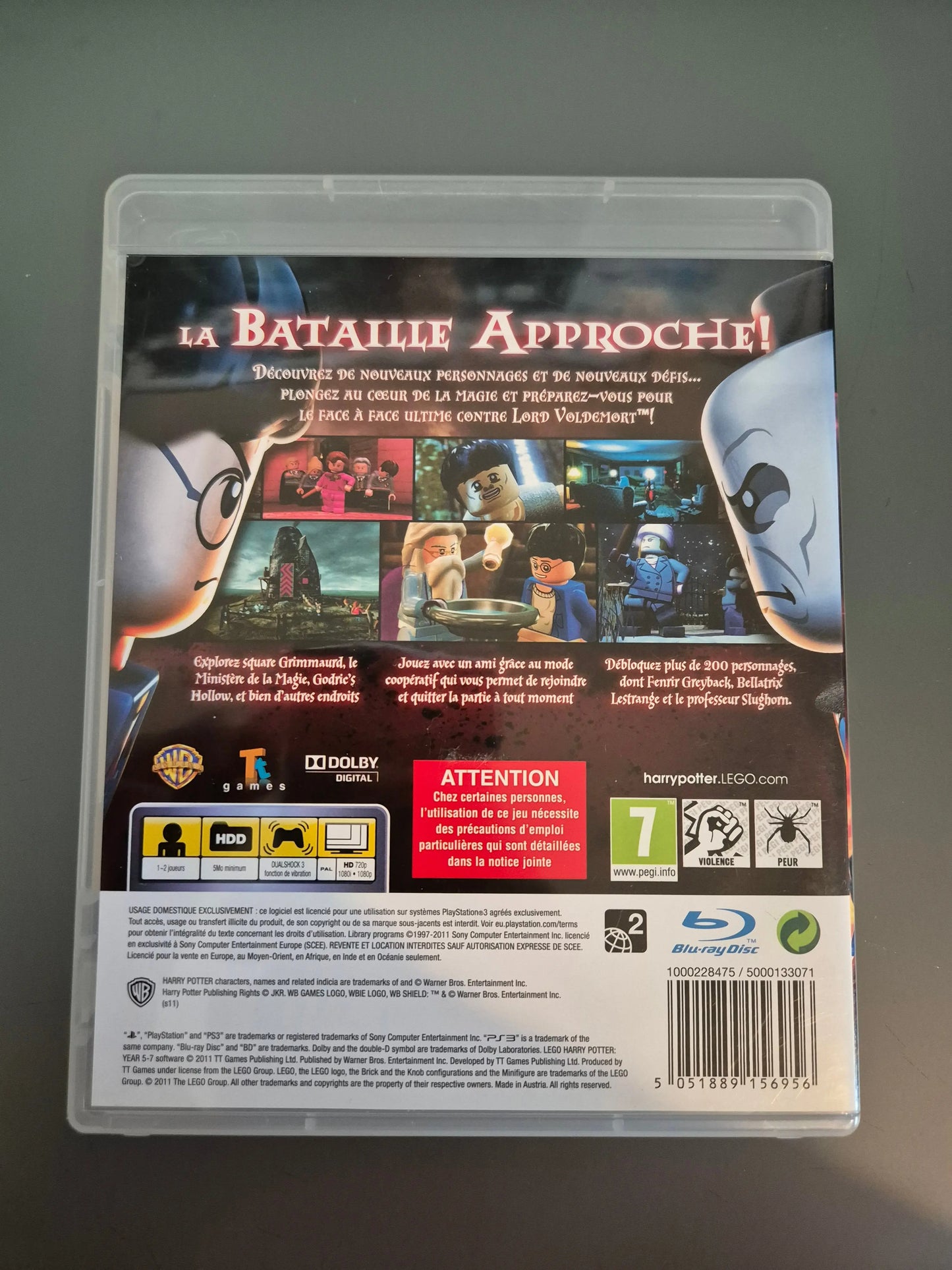 LEGO Harry Potter Années 5 à 7 Playstation 3 (PS3) PAL FR - Occasion