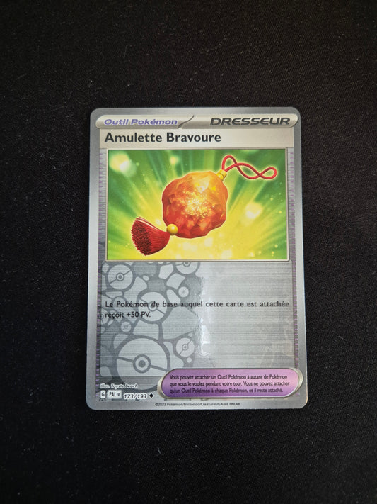 Carte Pokémon Amulette Bravoure Reverse 173/191 EV02 Évolutions à Paldea