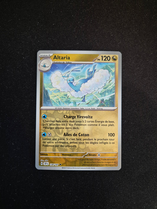 Carte Pokémon Altaria Reverse 134/191 EV08 Étincelles Déferlantes