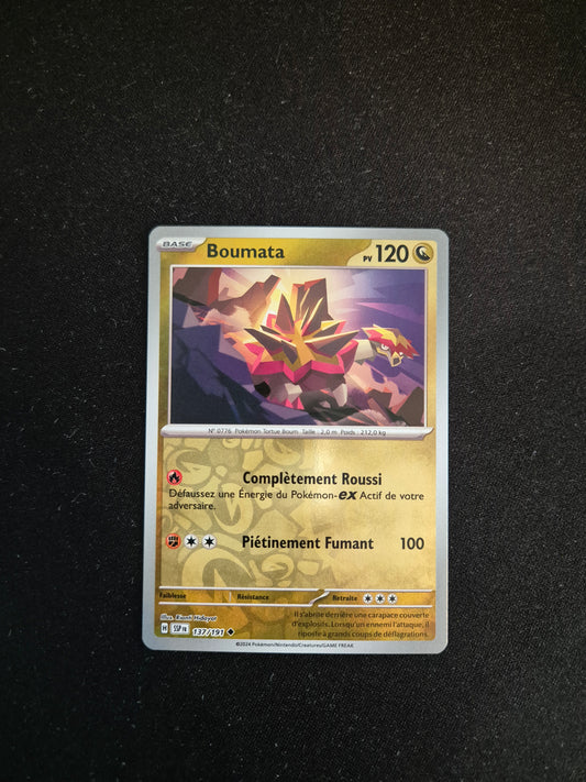 Carte Pokémon Boumata Reverse 137/191 EV08 Étincelles Déferlantes