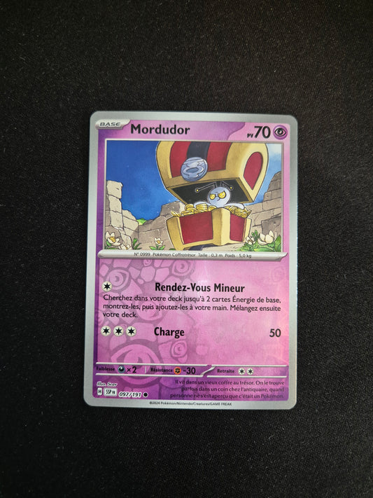 Carte Pokémon Mordudor Reverse 097/191 EV08 Étincelles Déferlantes