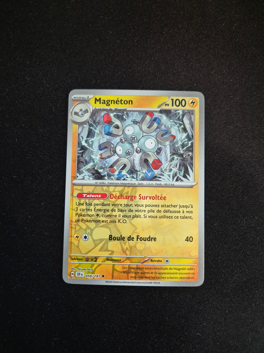 Carte Pokémon Magnéton Reverse 059/191 EV08 Étincelles Déferlantes