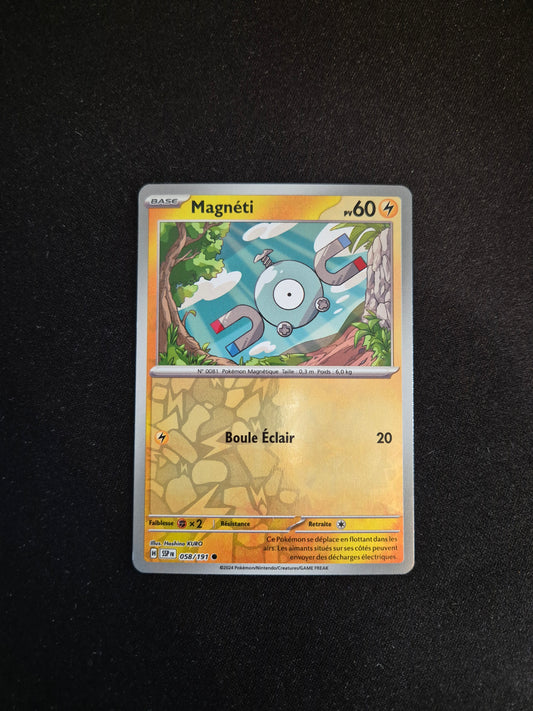 Carte Pokémon Magnéti Reverse 058/191 EV08 Étincelles Déferlantes