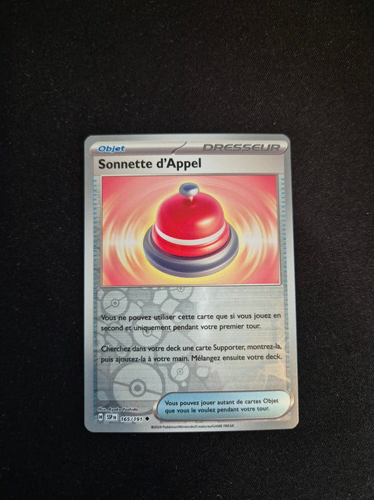 Carte Pokémon Sonnette d'Appel Reverse 165/191 EV08 Étincelles Déferlantes