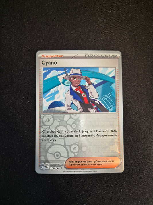 Carte Pokémon Cyano Reverse 170/191 EV08 Étincelles Déferlantes