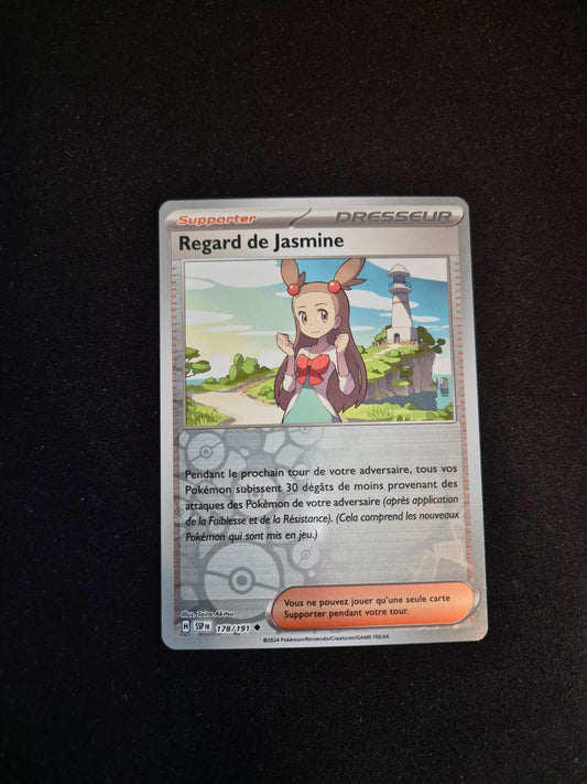 Carte Pokémon Regarde de Jasmine Reverse 178/191 EV08 Étincelles Déferlantes
