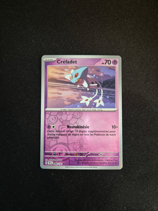 Carte Pokémon Créfadet Reverse 080/191 EV08 Étincelles Déferlantes