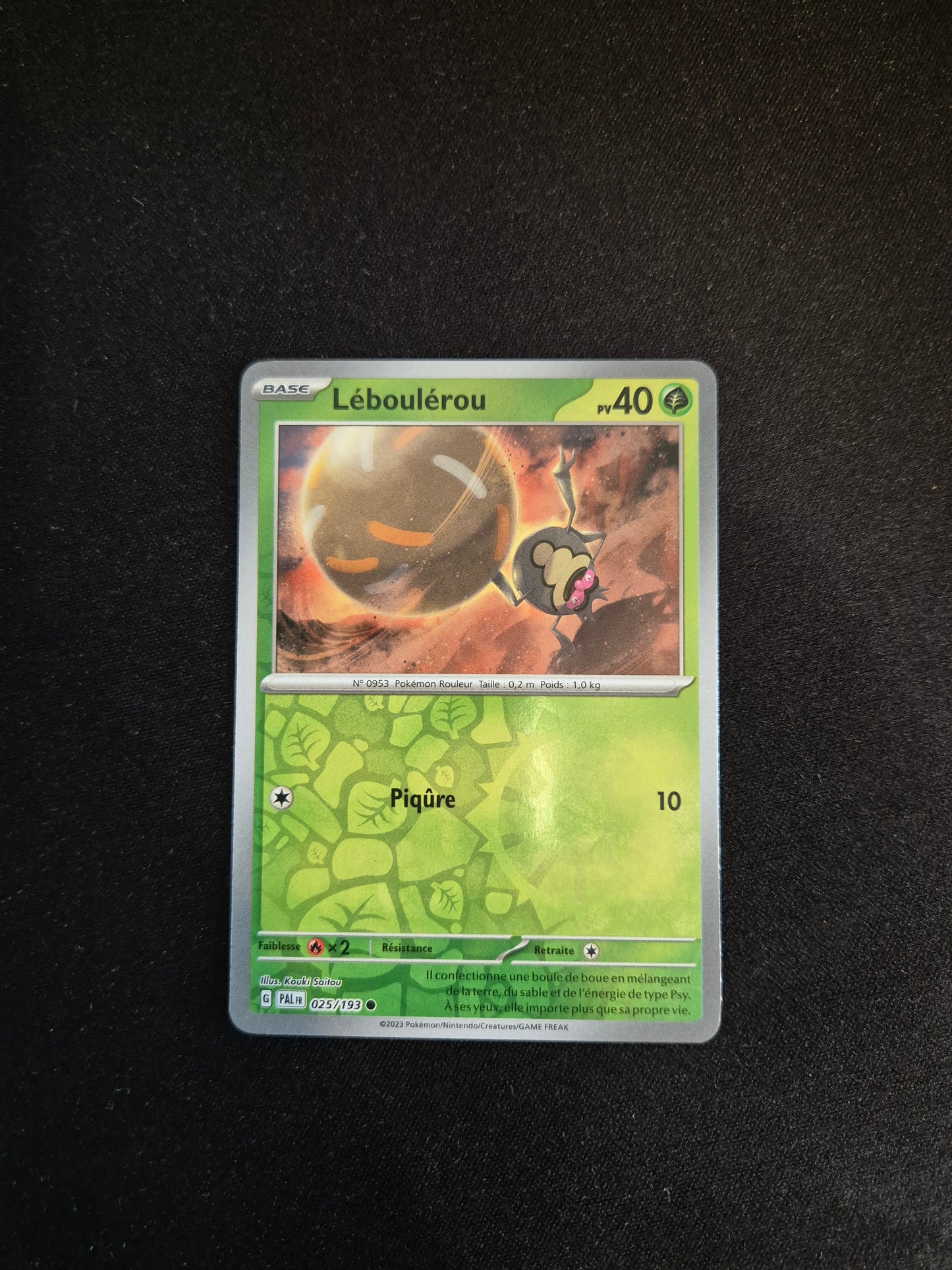 Carte Pokémon Léboulérou Reverse 025/193 EV02 Évolutions à Paldea