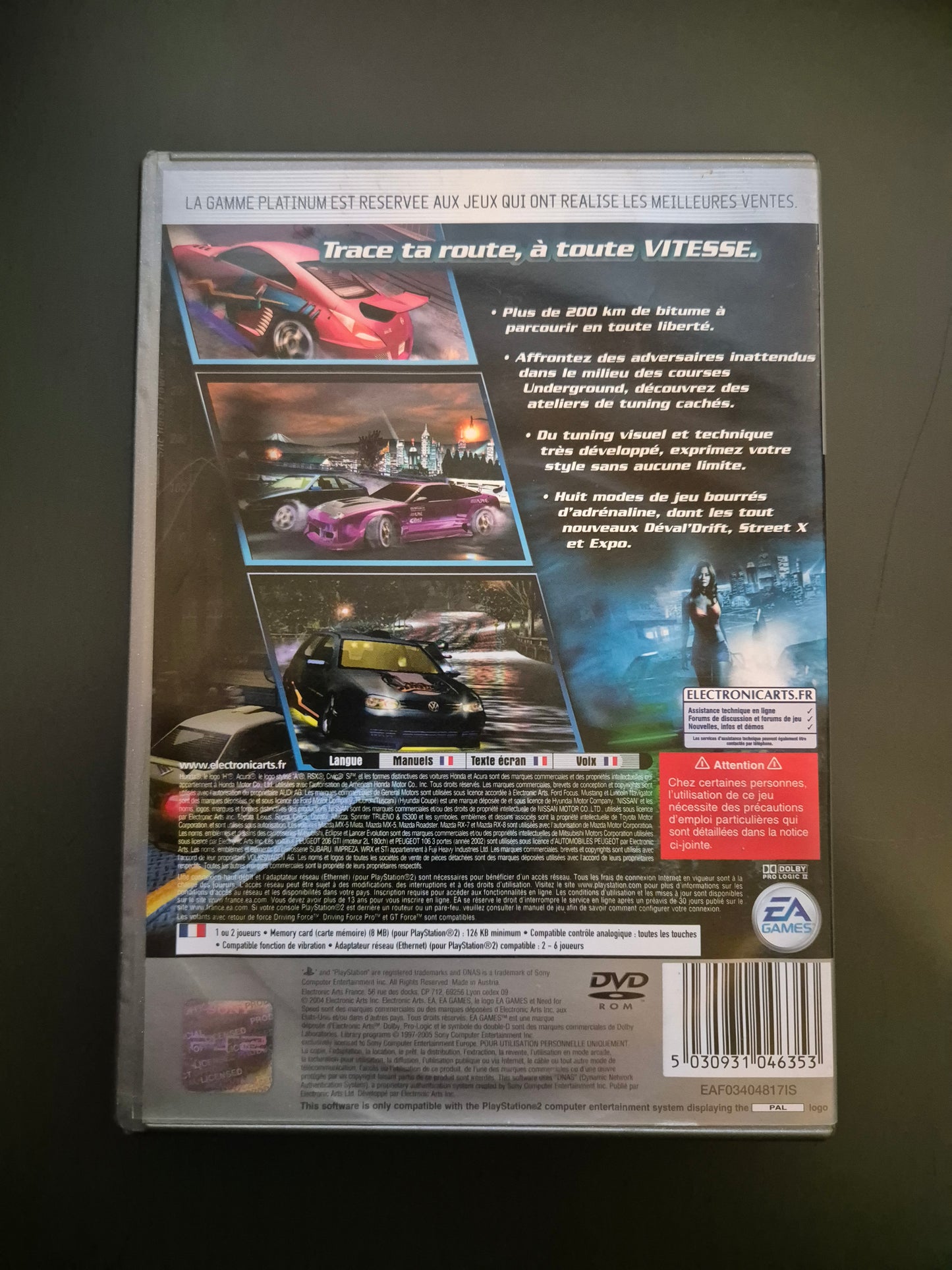 Need For Speed Underground 2 Playstation 2 PAL FR - Occasion