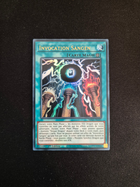 Carte Yu-Gi-Oh! Invocation Sangen MP25-FR197 Ultra Rare