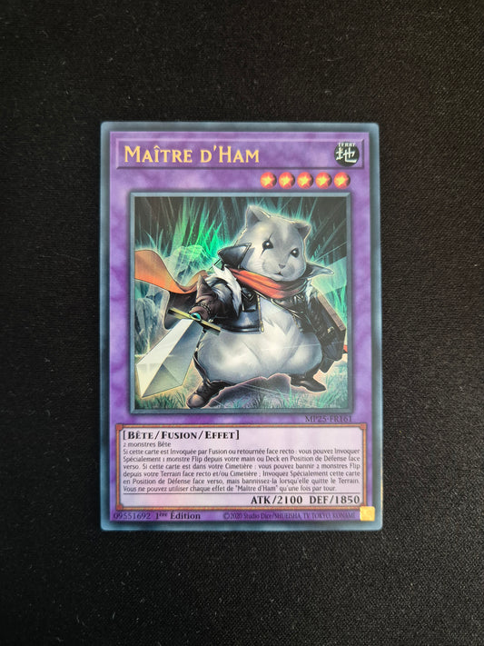 Carte Yu-Gi-Oh! Maître d'Ham MP25-FR161 Ultra Rare