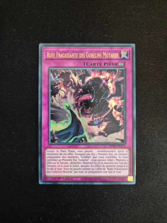 Carte Yu-Gi-Oh! Ruée Fracassante des Gobelins Motards MP25-FR173 Ultra Rare