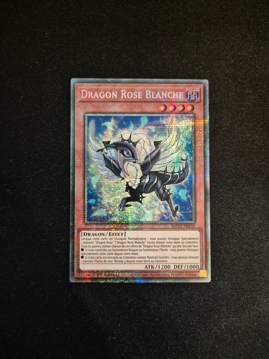 Carte Yu-Gi-Oh! Dragon Rose Blanche MP25-FR038 Starlight Rare