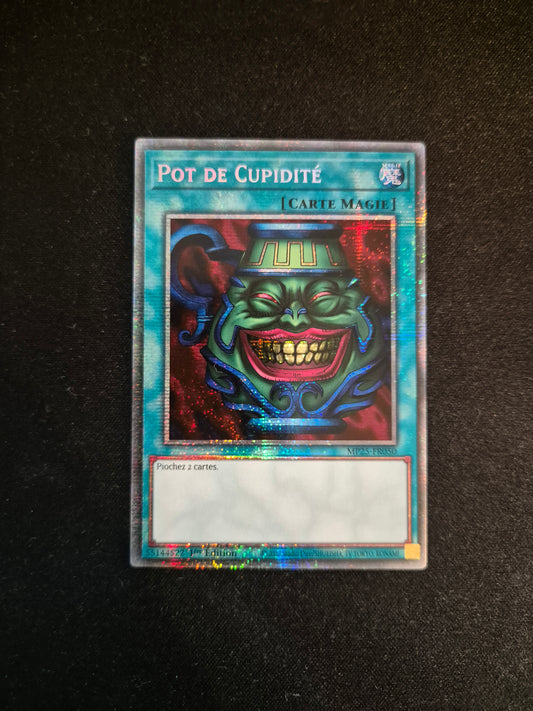 Carte Yu-Gi-Oh! Pot de Cupidité MP25-FR050 Starlight Rare