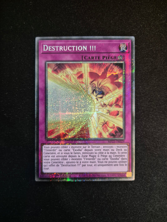 Carte Yu-Gi-Oh! Destruction !!! MP25-FR029 Starlight Rare