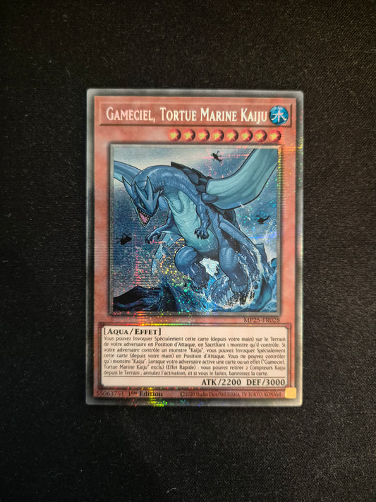 Carte Yu-Gi-Oh! Gameciel Tortue Marine Kaiju MP25-FR028 Starlight Rare