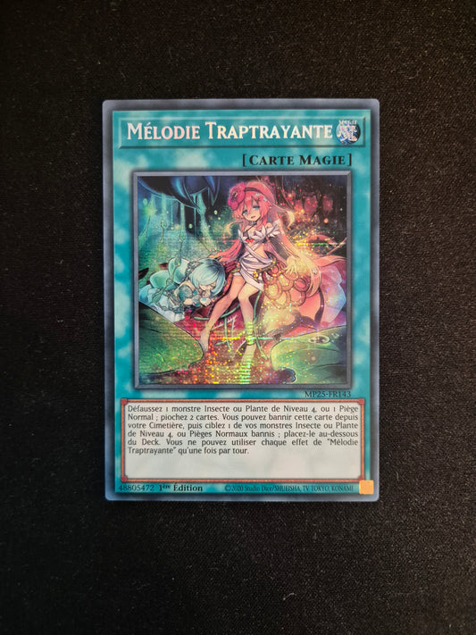 Carte Yu-Gi-Oh! Mélodie Traptrayante MP25-FR143 Prismatique Secret Rare