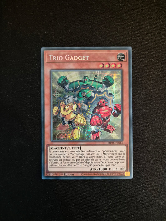 Carte Yu-Gi-Oh! Trio Gadget MP25-FR061 Prismatique Secret Rare