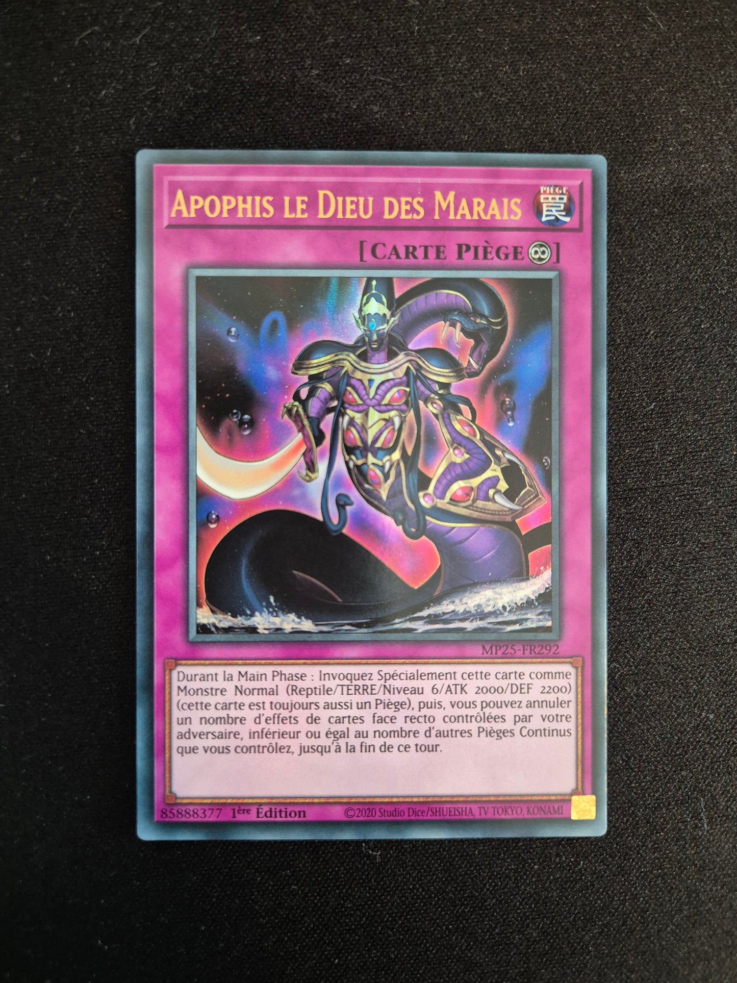 Carte Yu-Gi-Oh! Apophis le Dieu des Marais MP25-FR292 Ultra Rare