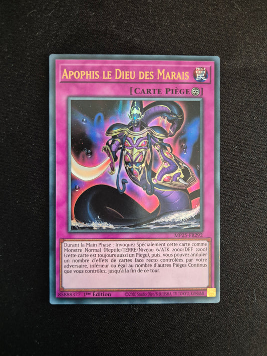 Carte Yu-Gi-Oh! Apophis le Dieu des Marais MP25-FR292 Ultra Rare
