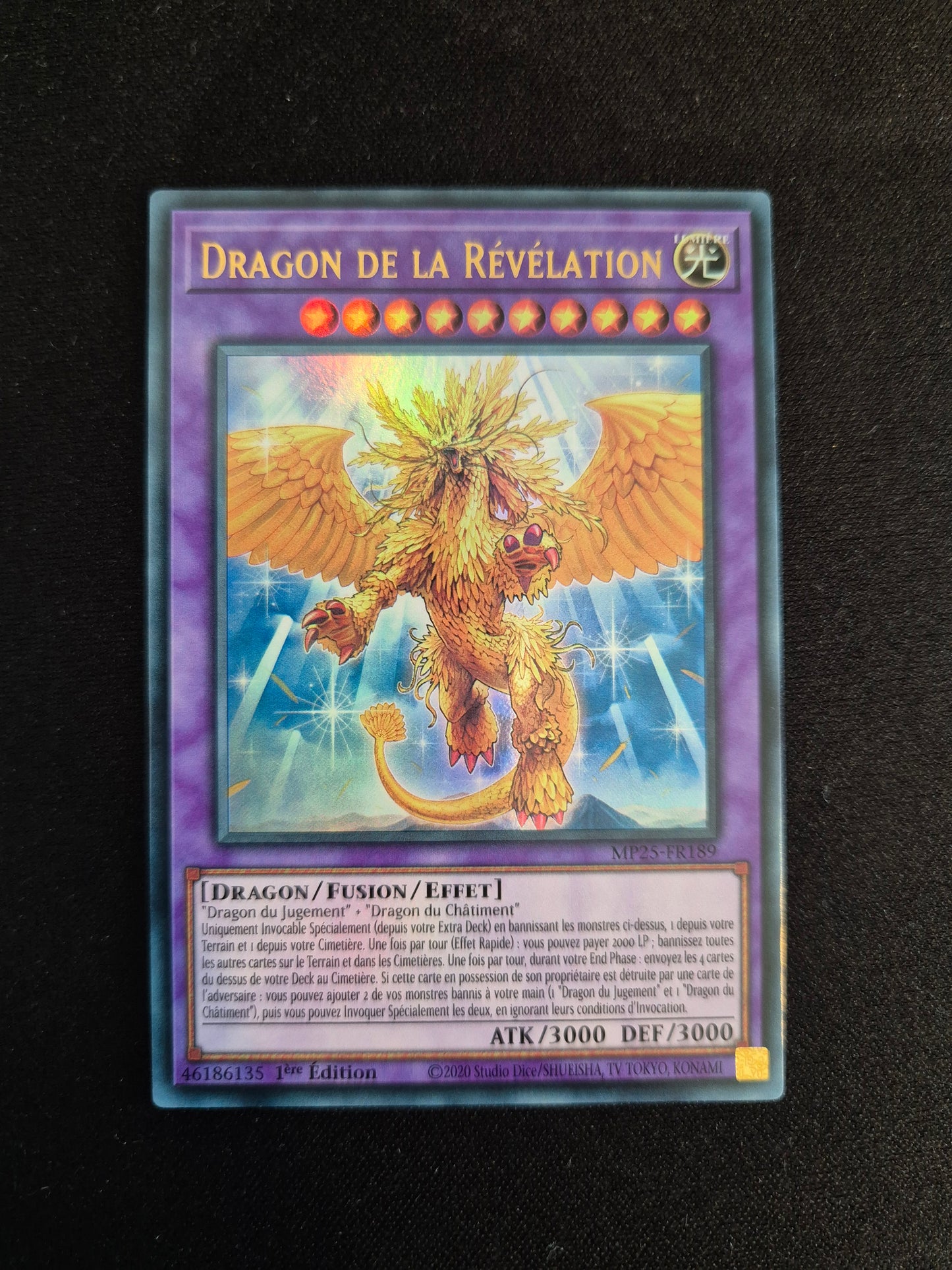 Carte Yu-Gi-Oh! Dragon de la Révélation MP25-FR189 Ultra Rare