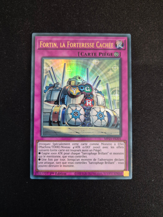 Carte Yu-Gi-Oh! Fortin La Forteresse Cachée MP25-FR201 Ultra Rare