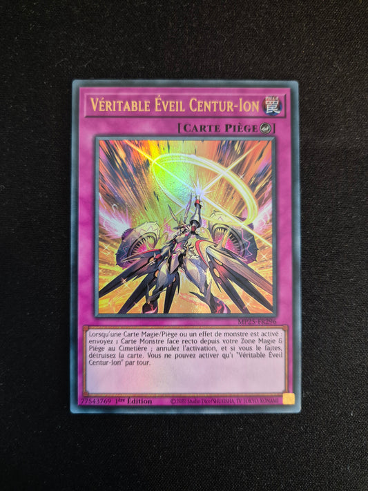 Carte Yu-Gi-Oh! Véritable Eveil Centur-Ion MP25-FR296 Ultra Rare
