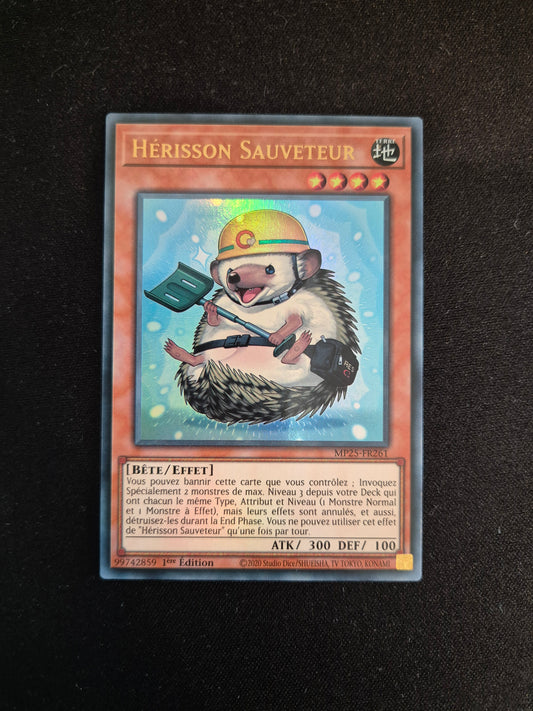 Carte Yu-Gi-Oh! Hérisson Sauveteur MP25-FR261 Ultra Rare