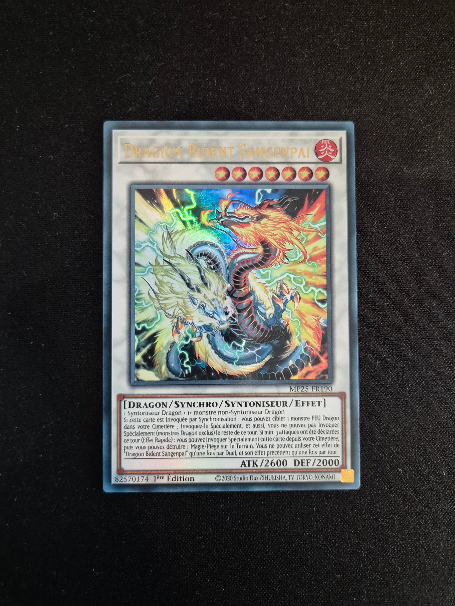 Carte Yu-Gi-Oh! Dragion Bident Sangenpai MP25-FR190 Ultra Rare