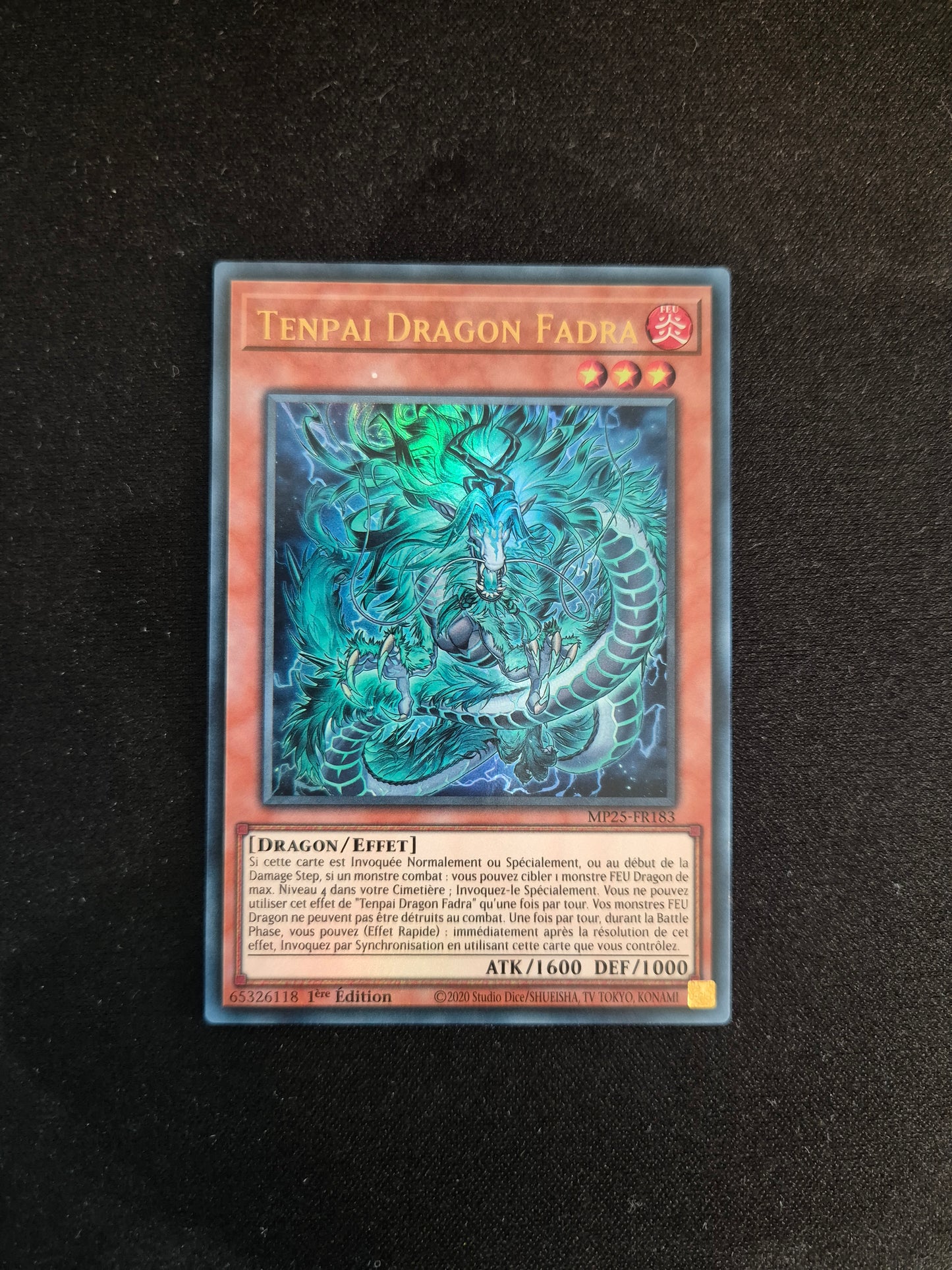 Carte Yu-Gi-Oh! Tenpai Dragon Fadra MP25-FR183 Ultra Rare