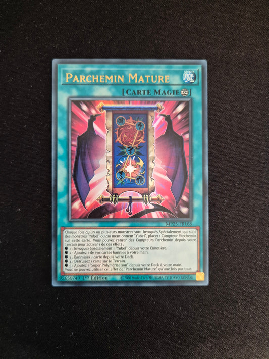 Carte Yu-Gi-Oh! Parchemin Mature MP25-FR166 Ultra Rare