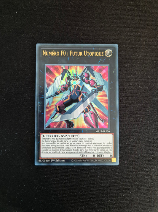 Carte Yu-Gi-Oh! Numéro F0 : Futur Utopique MP25-FR270 Ultra Rare