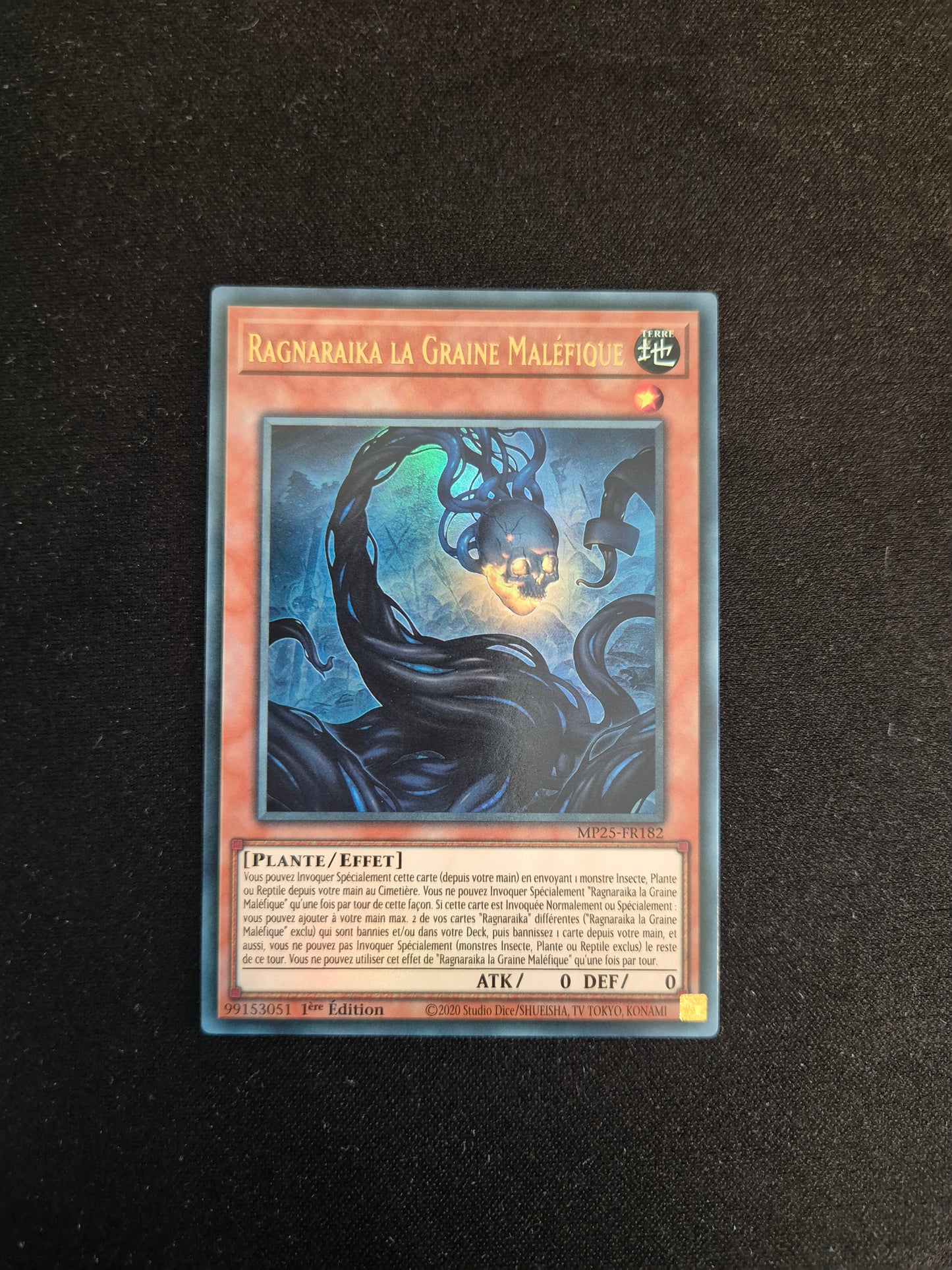 Carte Yu-Gi-Oh! Ragnaraika La Graine Maléfique MP25-FR182 Ultra Rare