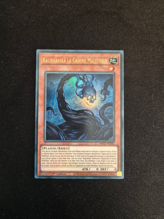 Carte Yu-Gi-Oh! Ragnaraika La Graine Maléfique MP25-FR182 Ultra Rare