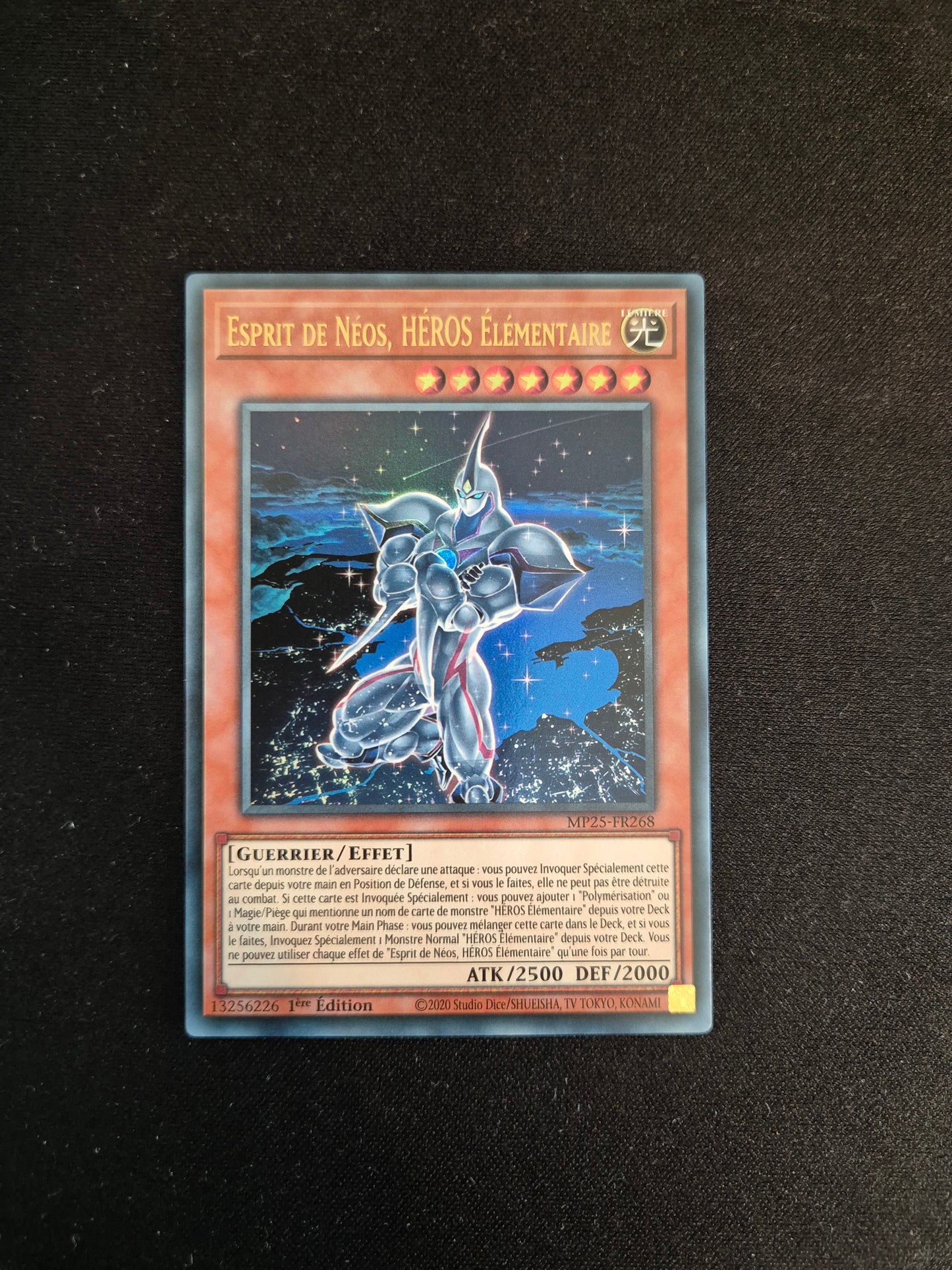 Carte Yu-Gi-Oh! Esprit de Néo Héros Élémentaire MP25-FR268 Ultra Rare