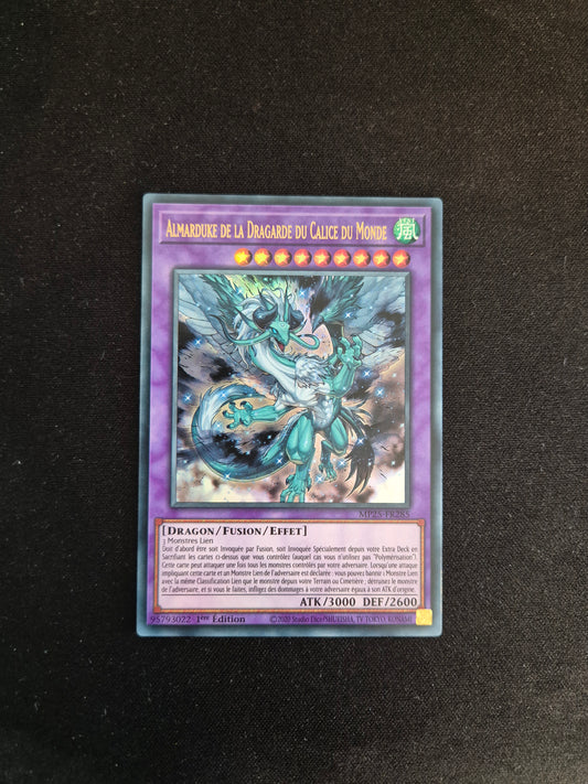 Carte Yu-Gi-Oh! Almarduke de la Dragarde du Calic du Monde MP25-FR285 Ultra Rare