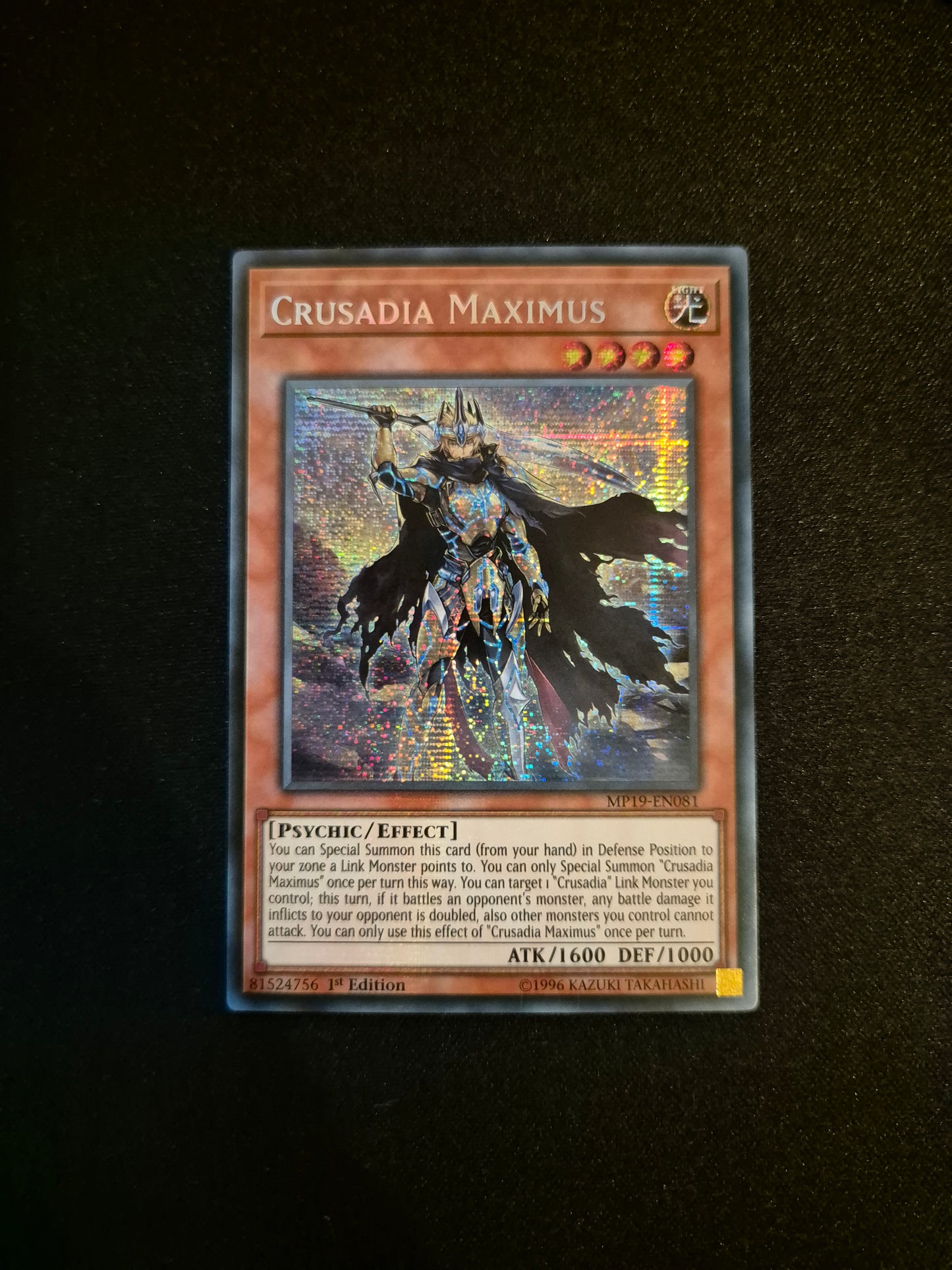Carte Yu-Gi-Oh! Crusadia Maximus MP19-EN081 Secret Rare
