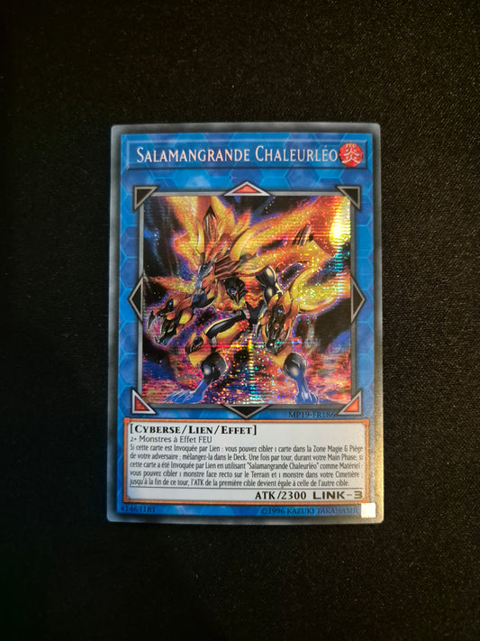 Carte Yu-Gi-Oh! Salamangrande ChaleurLéo MP19-FR186 Secret Rare
