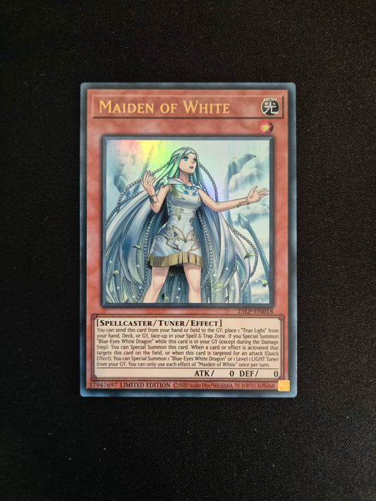 Carte Yu-Gi-Oh! Maiden of White 25LP-EN018 Ultra Rare
